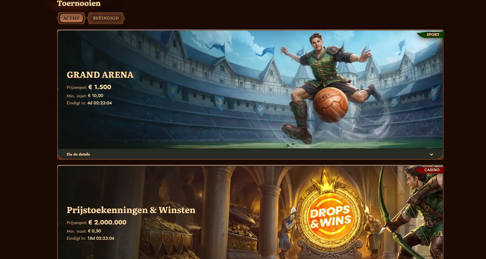 wildrobin casino toirnooien